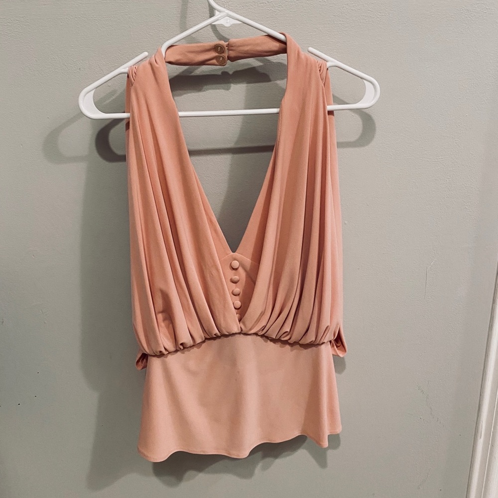 Blouse, pastel/light salmon color